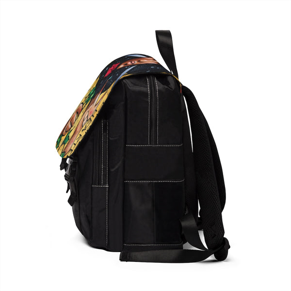 Unisex Casual Shoulder Backpack - Careful