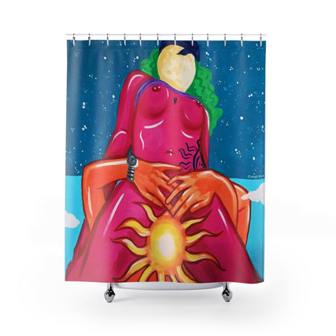 Shower Curtain / Tapestry - How stars are made
