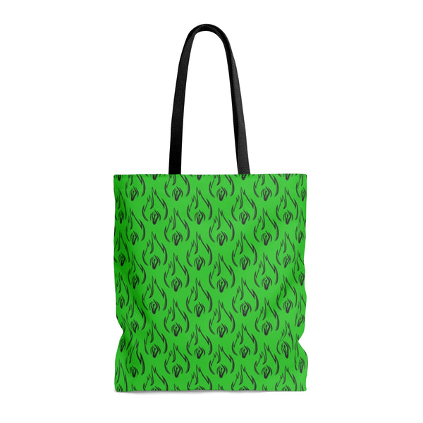 Tote Bag - Signature Enough Said Pattern - Green