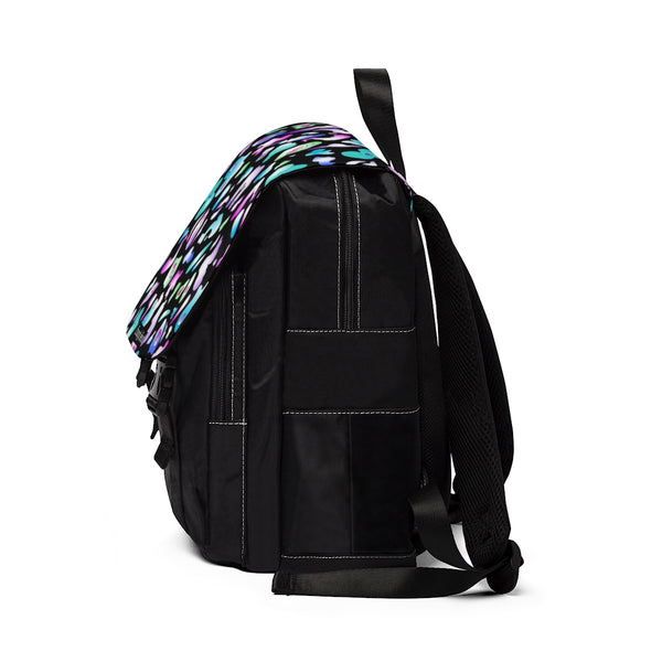 Unisex Casual Shoulder Backpack  - Abstract Body