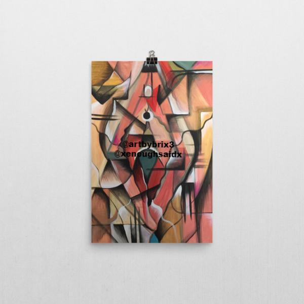 Poster - Abstract Vagina Print